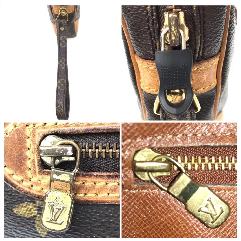 authentic LV Monogram Marly Dragonne GM Clutch - Picture 6 of 14